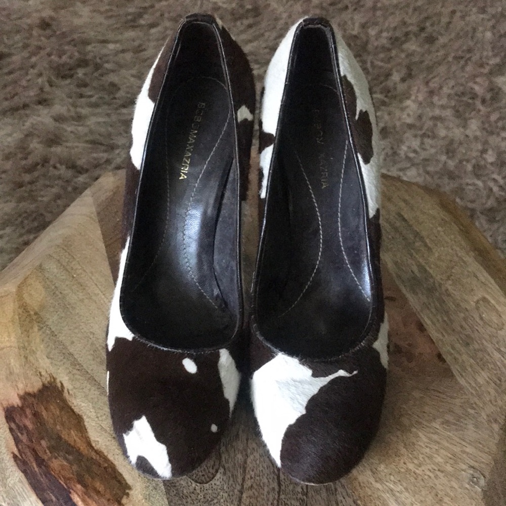BCBG Ponyhair heels
